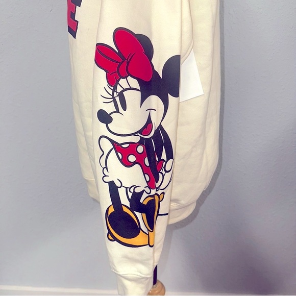 Juniors Disney Mickey and Minnie sweatshirt sz M (7-9) NWT - Picture 9 of 9